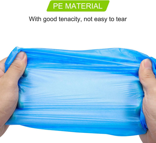 Disposable Shoe Covers, Extra Grip Blue Overshoes Plastic Protective Shoe Cover
