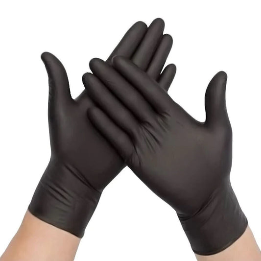 Black Nitrile Gloves – Powder-Free, Latex-Free, 3.5g | Case of 1000 (10 x 100 Gloves)