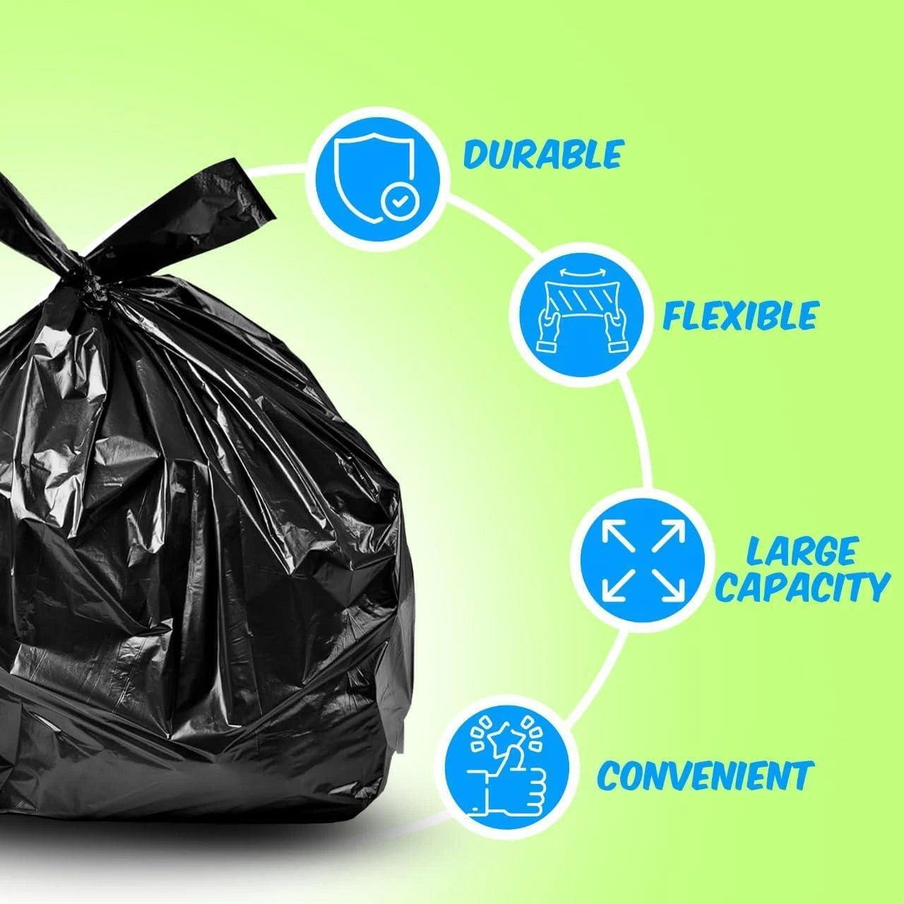 Adult Nappy Bags Sanitary Disposable Sacks Incontinence Pads (Large 20% Thicker) x 100 Pack